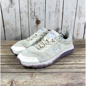 Under Armour Bandit Charged Shoes Womens Size 10 Athletic Running Jogging White